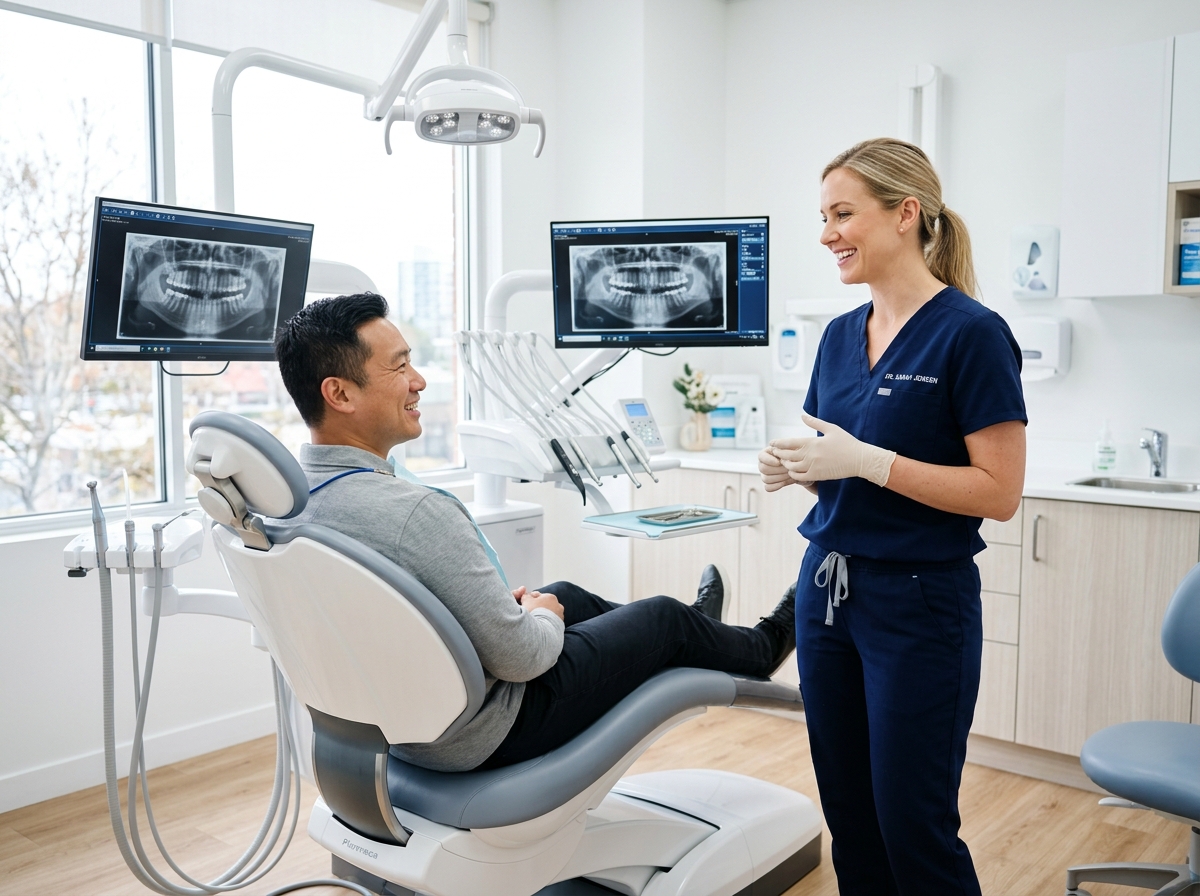 Atención odontológica profesional en clínica dental